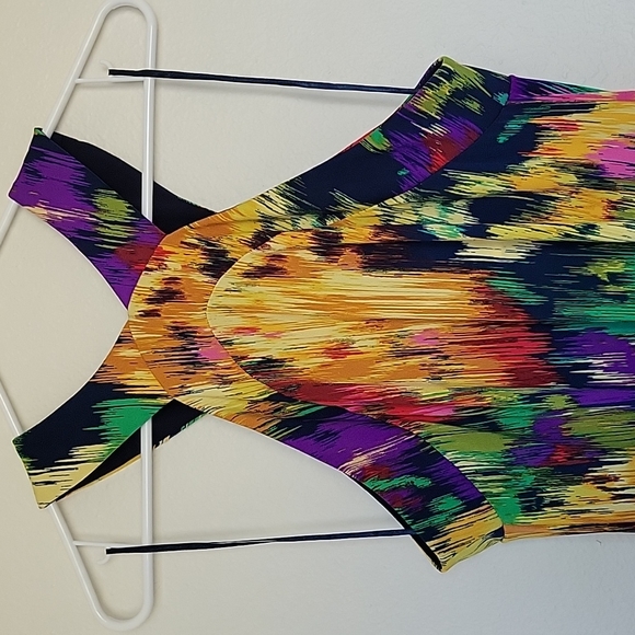 Copio Maxi Abstract Floral Dress - Picture 5 of 7